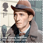 Great Britons 1st Stamp (2013) Peter Cushing (1913-1994)