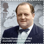 Great Britons 1st Stamp (2013) Richard Dimbleby (1913-1965)