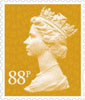 New Definitives 2013 88p Stamp (2013) 88p Amber Yellow