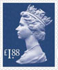 New Definitives 2013 £1.88 Stamp (2013) £1.88 Sapphire Blue