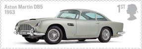 British Auto Legends 1st Stamp (2013) Aston Martin DB5, 1963