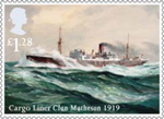 Merchant Navy £1.28 Stamp (2013) Cargo Liner Clan Matheson 1919
