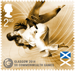 Glasgow 2014 Commonwealth Games 2nd Stamp (2014) Judo
