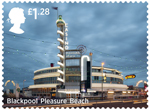Seaside Architecture £1.28 Stamp (2014) Blackpool Pleasure Beach