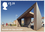 Seaside Architecture £1.28 Stamp (2014) Bexhill-On-Sea Shelter