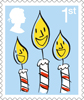 Smilers 2015 1st Stamp (2015) Happy Birthday