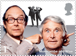 Comedy Greats 1st Stamp (2015) Morcambe and Wise
