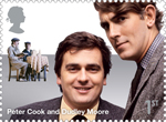 Comedy Greats 1st Stamp (2015) Peter Cook and Dudley Moore