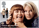 Comedy Greats 1st Stamp (2015) French and Saunders