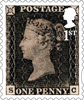 The 175th Anniversary of the Penny Black 1st Stamp (2015) Penny Black