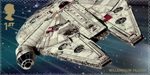 Star Wars 1st Stamp (2015) Millennium Falcon