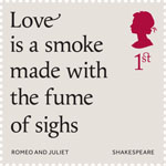 Shakespeare 1st Stamp (2016) Romeo and Juliet (1595-96) Act 1 Scene 1