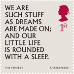 Shakespeare 1st Stamp (2016) The Tempest (1611) Act 4, Scene 1