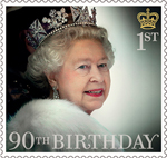 HM The Queen’s 90th Birthday 1st Stamp (2016) HM The Queen attends the State Opening of Parliament 2012