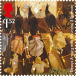 The Great War - 1916 £1.52 Stamp (2016) Travoys Arriving with Wounded, Stanley Spencer