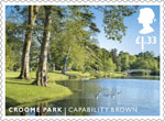 Landscape Gardens £1.33 Stamp (2016) Croome Park - Capability Brown
