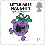 Mr Men and Little Misses 1st Stamp (2016) Little Miss Naughty