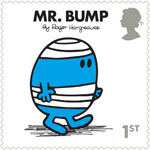 Mr Men and Little Misses 1st Stamp (2016) Mr. Bump