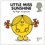Mr Men and Little Misses 1st Stamp (2016) Little Miss Sunshine