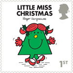 Mr Men and Little Misses 1st Stamp (2016) Little Miss Christmas
