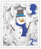 Christmas 2016 2nd Stamp (2016) Snowman