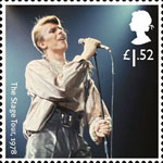 David Bowie 1st Stamp (2017) The Stage Tour, 1978