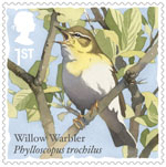 Songbirds 1st Stamp (2017) Willow Warbler