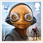 Star Wars - Droids and Aliens 1st Stamp (2017) Maz Kanata 