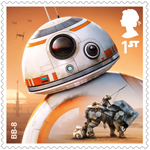 Star Wars - Droids and Aliens 1st Stamp (2017) BB-8