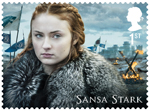 Game of Thrones 1st Stamp (2018) Sansa Stark
