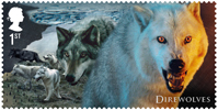 Game of Thrones 1st Stamp (2018) Direwolves