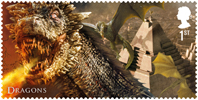 Game of Thrones 1st Stamp (2018) Dragons