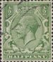 Definitives 1912-1924 0.5d Stamp (1912) Green
