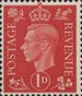 Definitives 1d Stamp (1937) Scarlet