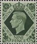 Definitives 9d Stamp (1937) Olive Green