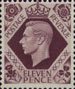 Definitives 11d Stamp (1937) Plum
