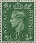 Definitives - New Colours 1.5d Stamp (1950) Pale Green