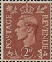 Definitives - New Colours 2d Stamp (1950) Pale Red Brown