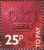 To Pay Labels 25p Stamp (1994) To Pay 25p