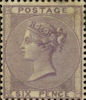 Definitive 6d Stamp (1856) Lilac