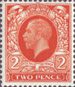 Definitive 1934-36 2d Stamp (1934) Orange