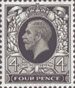 Definitive 1934-36 4d Stamp (1934) Deep Grey-Green
