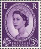 Wilding Definitive 3d Stamp (1960) Lilac