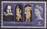 Shakespeare Festival 3d Stamp (1964) Puck and Bottom (A Midsommer Night's Dream)