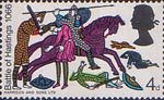900th Anniversary of Battle of Hastings 4d Stamp (1966) Battle of Hastings