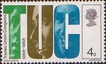 British Anniversaries 4d Stamp (1968) 'TUC' and Trade Unionists