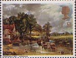 British Paintings 1s9d Stamp (1968) 'The Hay Wain' (Constable)