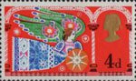 Christmas 1969 4d Stamp (1969) Herald Angel