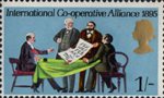 General Anniversaries 1s Stamp (1970) Signing of International Co-operative Alliance