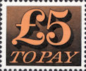 Decimal To Pay £5 Stamp (1973) Orange Yellow